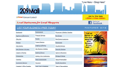 Desktop Screenshot of 209mall.com